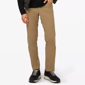 Lululemon athletica Men’s Pants ABC Classic-Fit 5 Pockets Warpstreme Tan Sz 38
